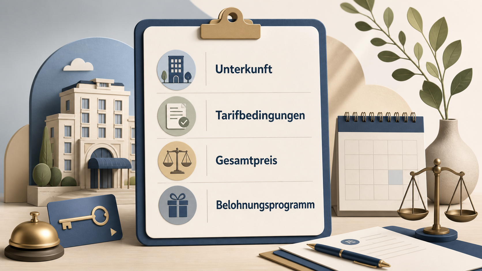 Redaktionelle Illustration zu Hotels.com im Check: Unterkunftsfokus, One Key und Buchungsabwägungen